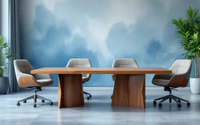Choisir la table de réunion professionnelle idéale pour vos espaces professionnels
